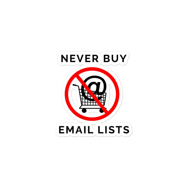 Never Buy Email Lists