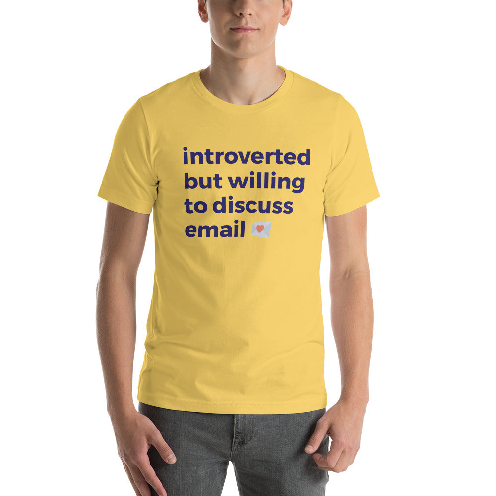 Introverted But Willing To Discuss Email