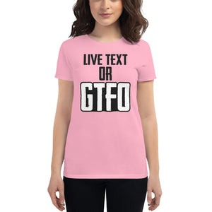Live Text or GTFO