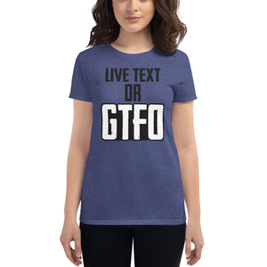 Live Text or GTFO