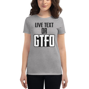 Live Text or GTFO