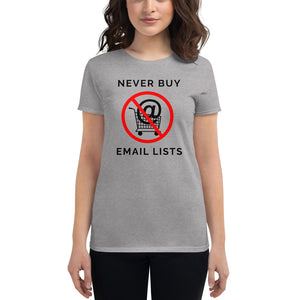 Never Buy Email Lists